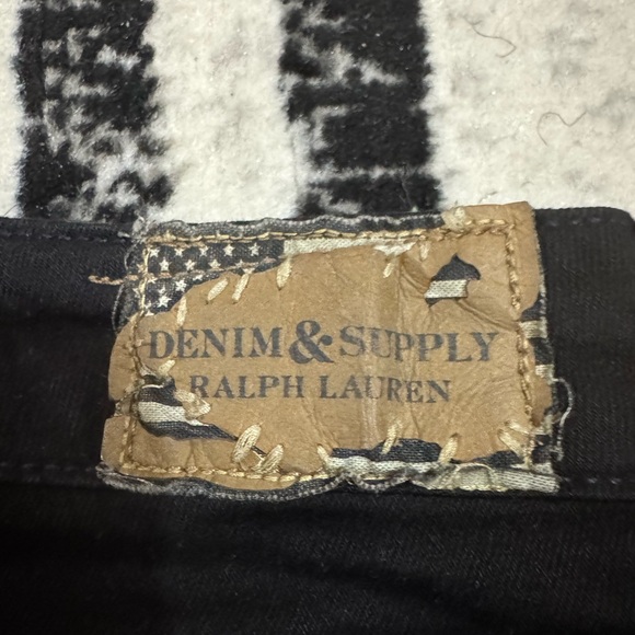 Denim&Supply Ralph Lauren Black Distressed Jeans - Picture 3 of 7